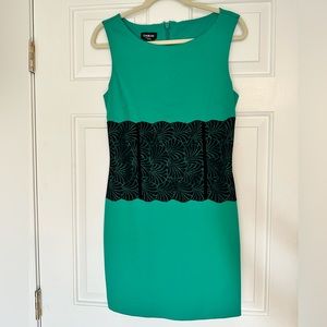 Bebe Mini Dress with lace detail